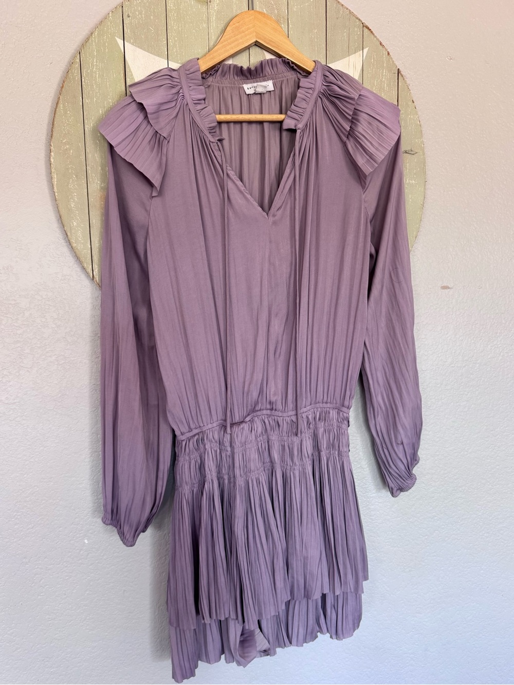 Current Air anthroplogie purple dress small